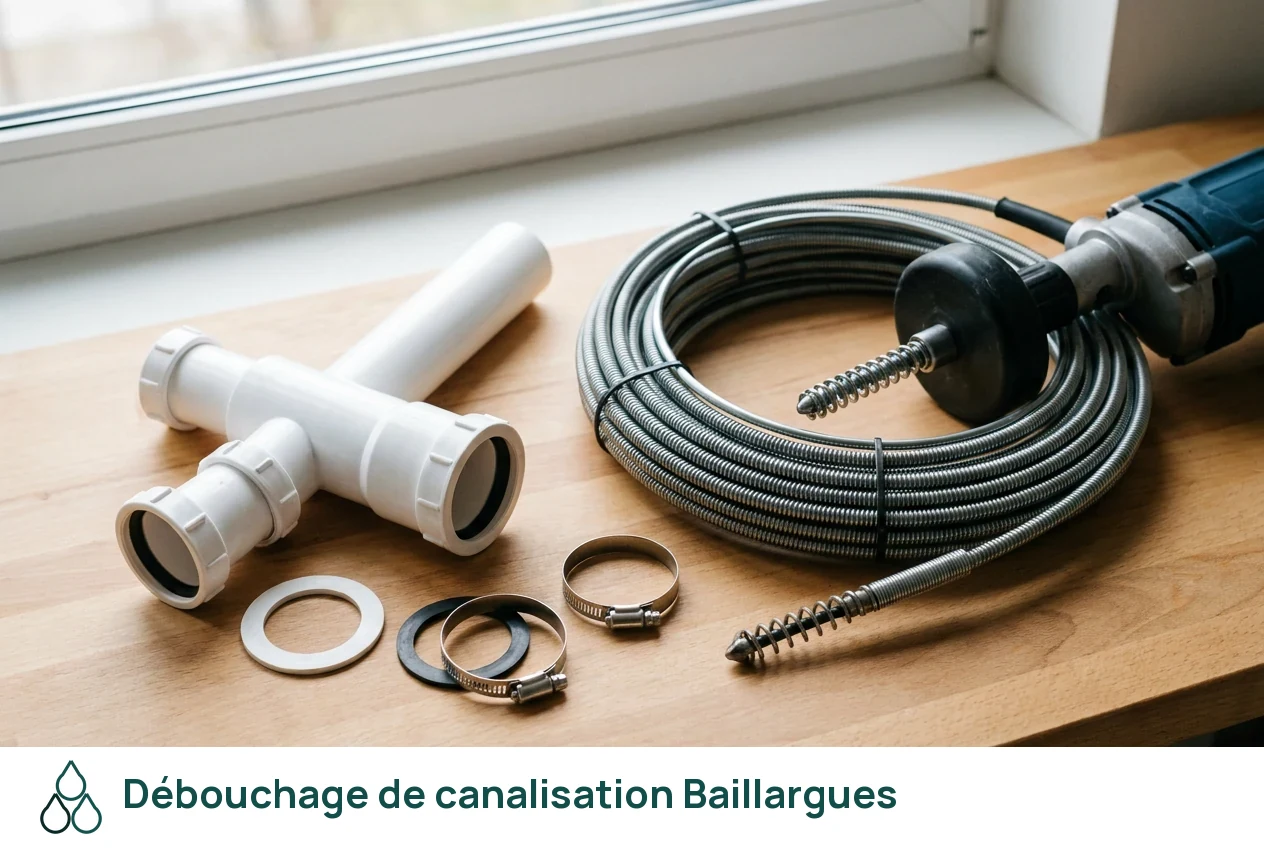 Débouchage de canalisation à Baillargues