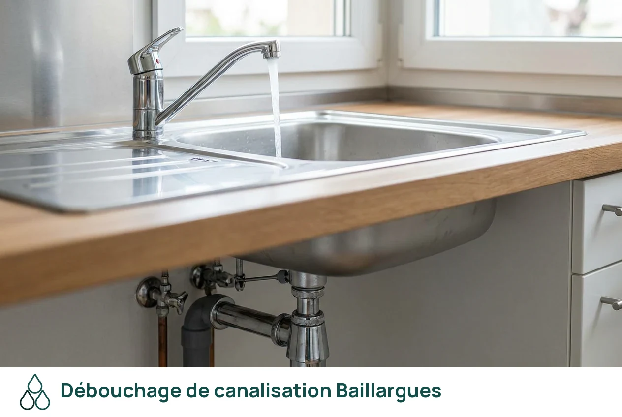 Débouchage de canalisation à Baillargues