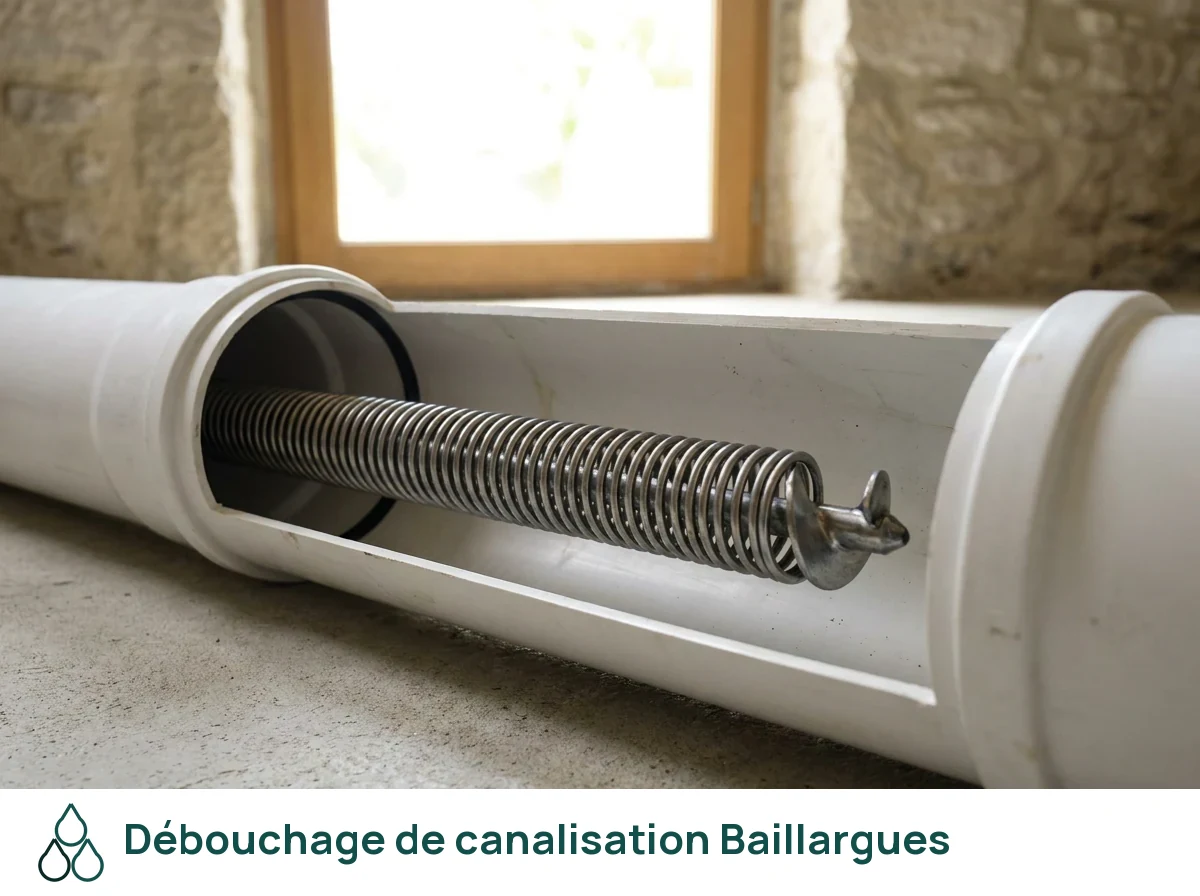 Débouchage de canalisation à Baillargues
