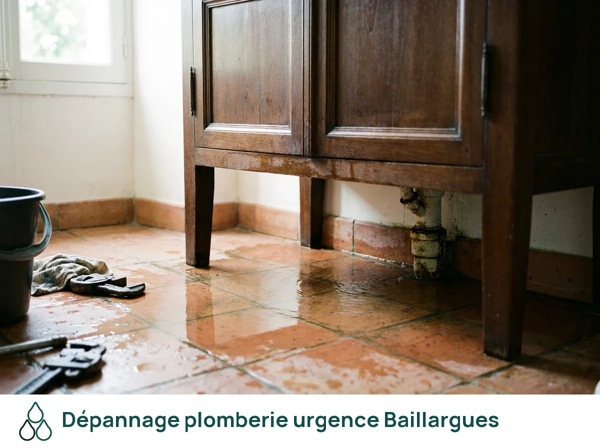 Dépannage plomberie urgence à Baillargues