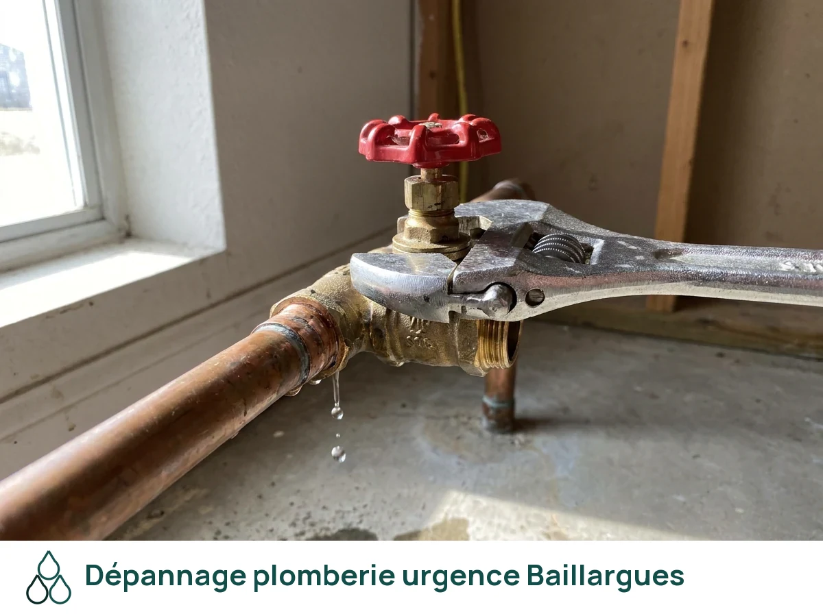 Dépannage plomberie urgence à Baillargues