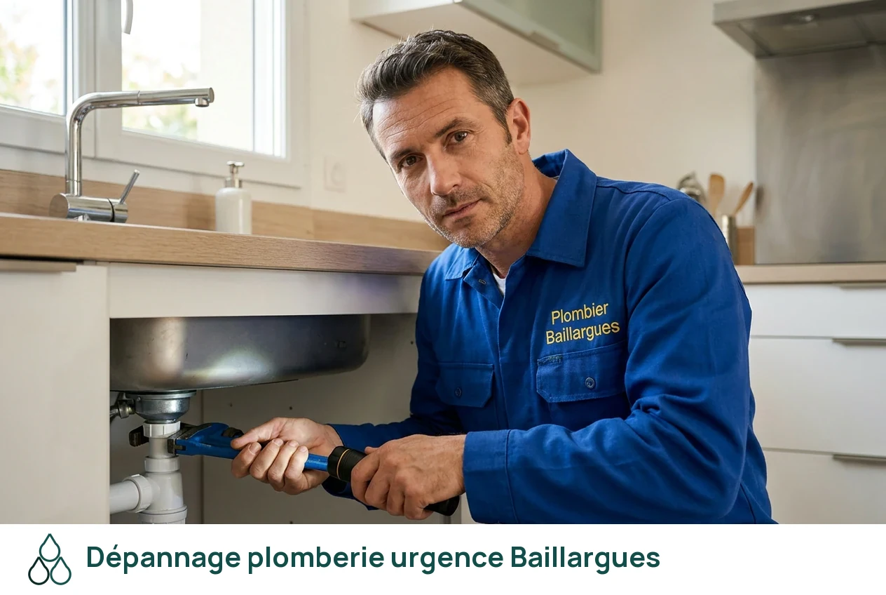 Dépannage plomberie urgence à Baillargues