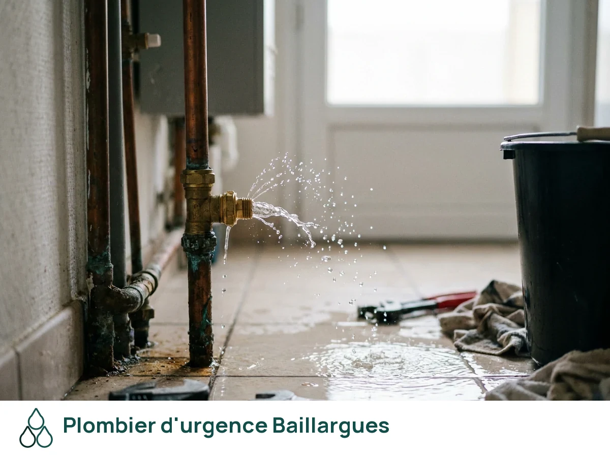 Plombier d'urgence à Baillargues