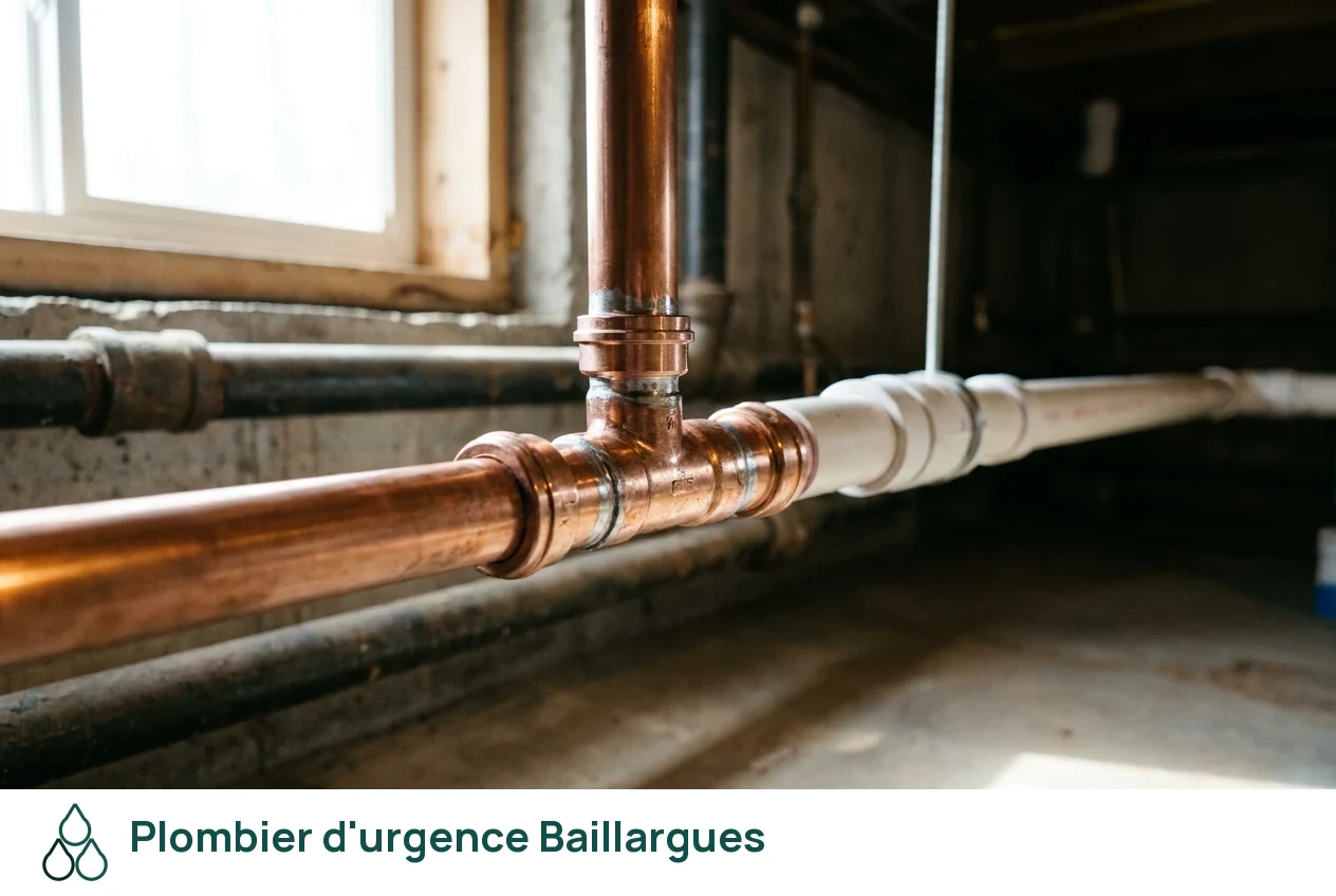 Plombier d'urgence à Baillargues