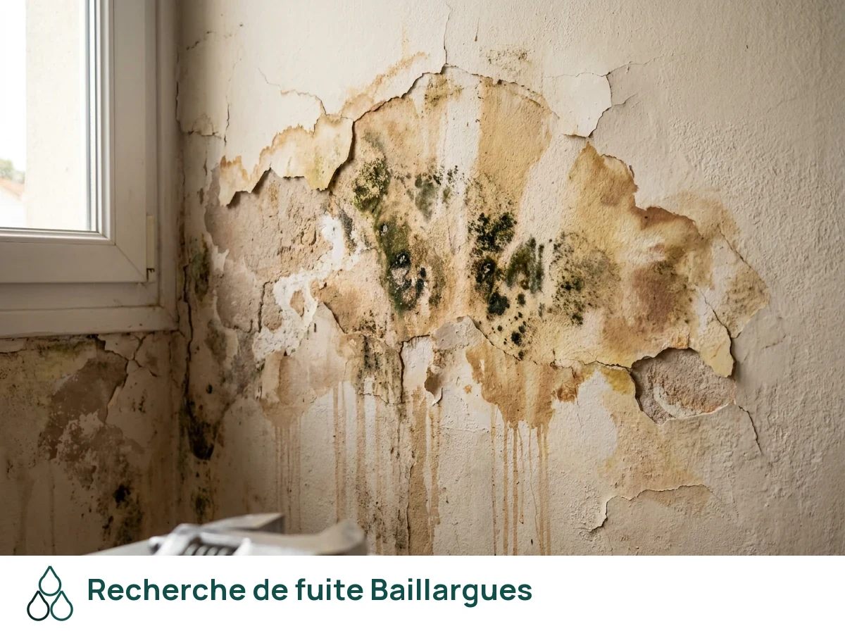Recherche de fuite à Baillargues