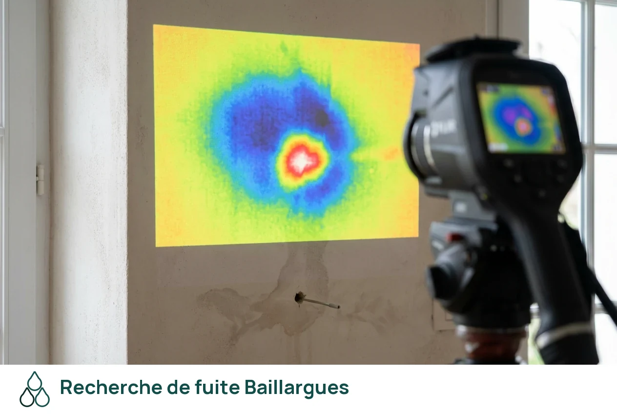 Recherche de fuite à Baillargues