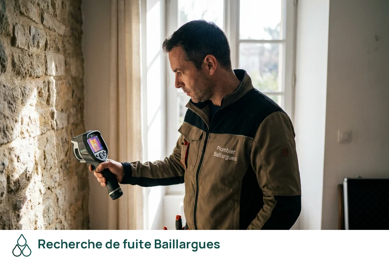 Recherche de fuite à Baillargues