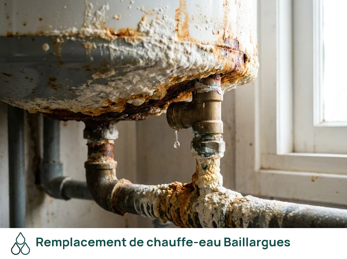 Remplacement de chauffe-eau à Baillargues
