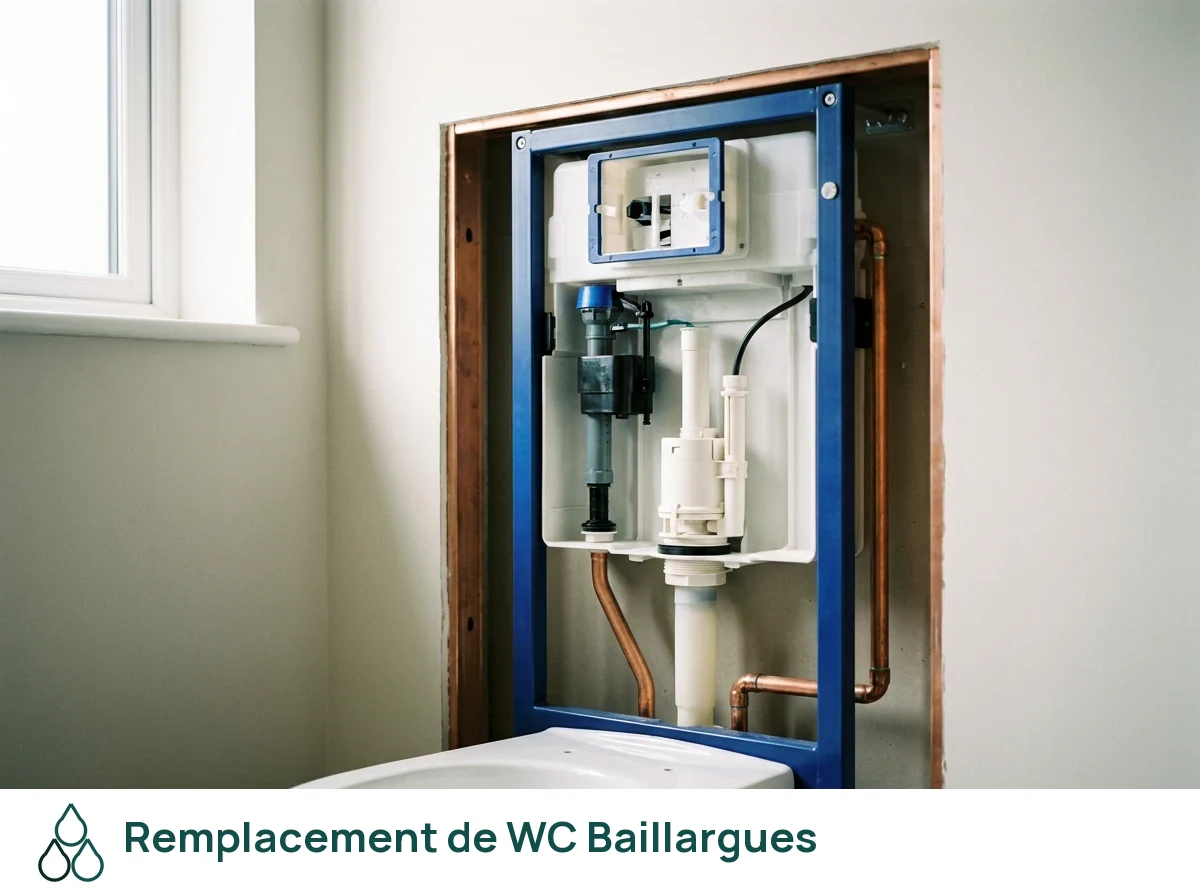 Remplacement de WC à Baillargues